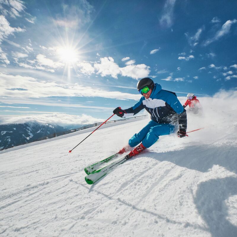 Aufnahme Skifahrer